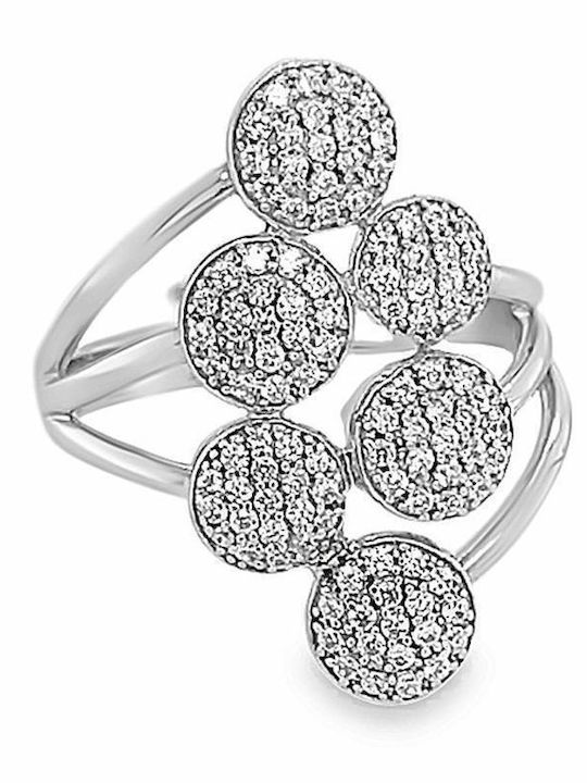 Xryseio Damen Ring mit Zirkonia aus Silber