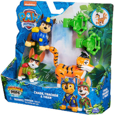 Spin Master Παιχνίδι Μινιατούρα Jungle Hero Pup Chase Paw Patrol για 3+ Ετών