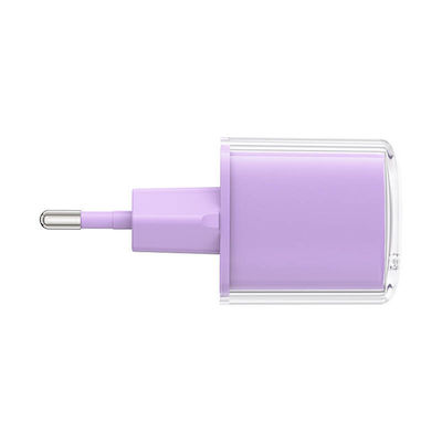 Acefast Încărcător Fără Cablu GaN cu Port USB-C 30W Livrarea energiei Violet (A53 Sparkling)