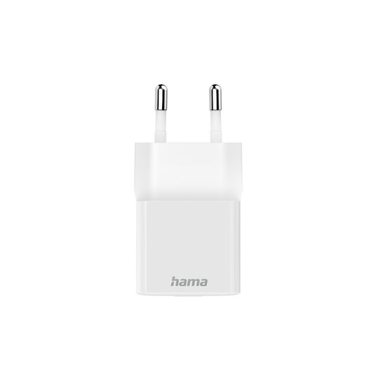 HAMA Charger Without Cable with USB-C Port 25W Quick Charge 3.0 Whites (00201652)