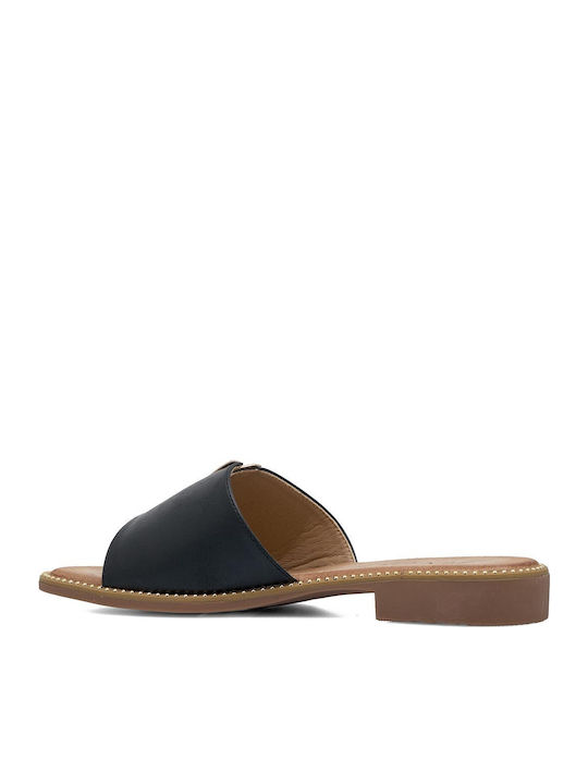 Flache Sandalen für Damen in Schwarz Farbe