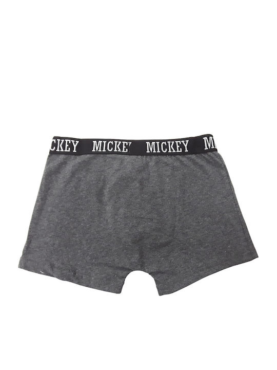 E PLUS M Mickey Boxer pentru copii Gri