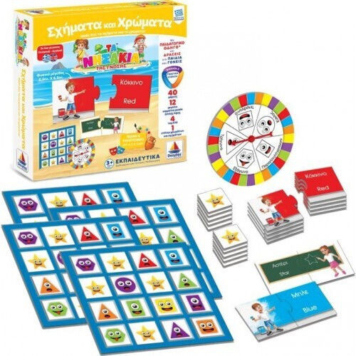 Desyllas Σχήματα και Χρώματα Educational Game Knowledge Τα Νησάκια της Γνώσης for 3+ years Years Old