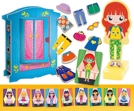 Lisciani Giochi Magnetic Fashion Doll Montessori Εκπαιδευτικό Παιχνίδι Γνώσεων για 4+ Ετών