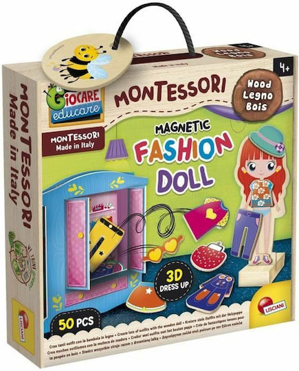 Lisciani Giochi Magnetic Fashion Doll Montessori Εκπαιδευτικό Παιχνίδι Γνώσεων για 4+ Ετών