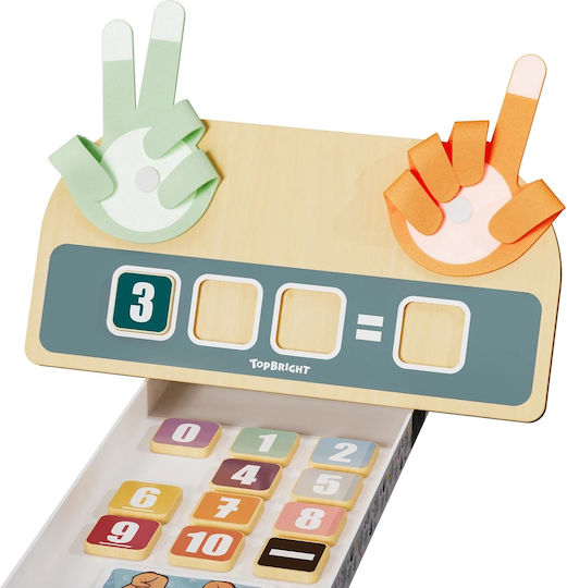 Top Bright Finger Math Образователна Игра Образователни от Дърво за 3+ години Години