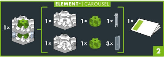 Ravensburger Carousel Joc Educațional Mecanic Gravitrax pentru 8+ ani Ani