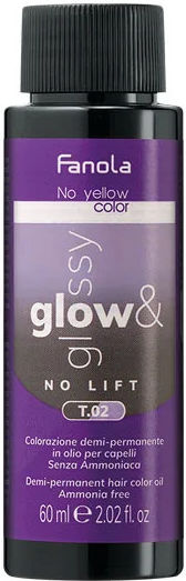 Fanola Glow And Glossy Toner Without Ammonia No T.02 60ml