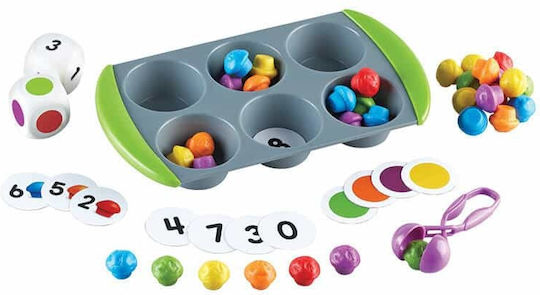 Learning Resources Mini Muffin Match Up Math STEM Εκπαιδευτικό Παιχνίδι Γνώσεων για 3+ Ετών