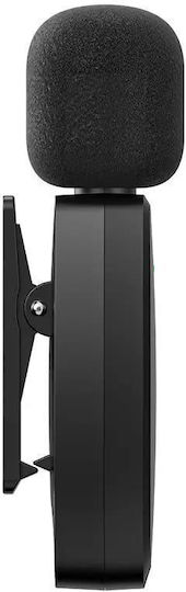 Ulanzi A020GBB1 Wireless Microphone Πέτου, Clip On for Vocals