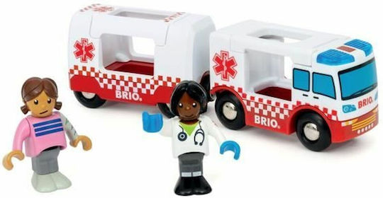 Brio Toys Αυτοκινητάκι Ασθενοφόρο για 3+ Ετών