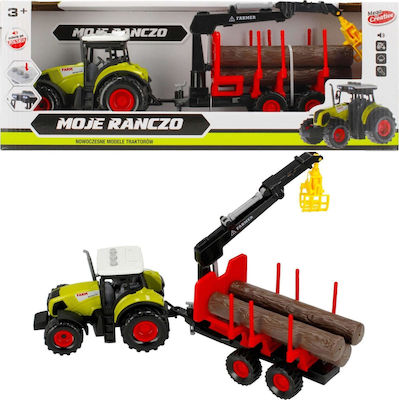 Tractor cu accesorii Baterii + iluminare My Ranch 39x15x11 Mega Creative 487474