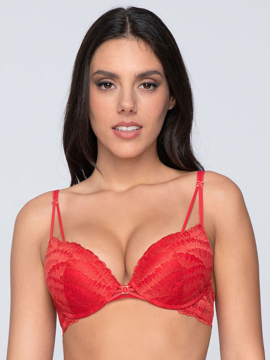 Luna Flirt Push Up Bra Black