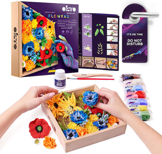 Diy Creative Clay Wood & Craft Flowers Freedom Construction Set