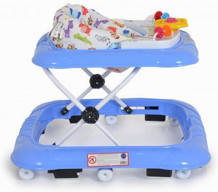 Moni Jungle Fun Baby Walker for 6+ Months Blue