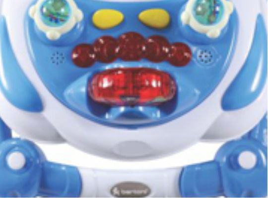 Lorelli School Baby Walker with Music for 6+ Months Blue