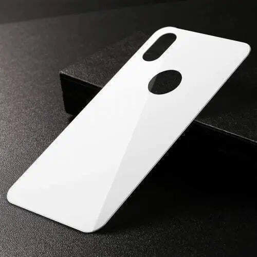Baseus Iphone Xs Max 0.3 Mm Full Coverage Curved T-glass Rear Protector White Sgapiph65-bm02