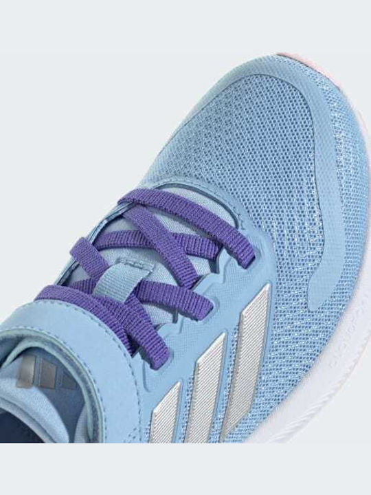 Runfalcon 5 Αθλητικά Παιδικά Παπούτσια Running με Σκρατς Glow Blue / Silver Metallic / Clear Pink