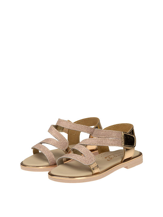 Scarpy Kinder Sandalen Gold