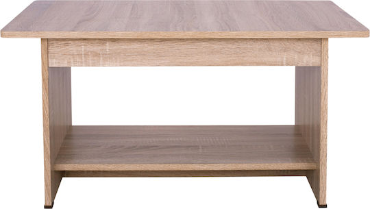 Rectangular Central Coffee Table Sonoma Wooden Sonoma W80xD46xH41.5cm