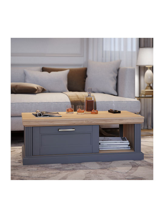 Polihome Kaffeetische Funktionales Design Zentral Tische MDF M110xL61xH40cm