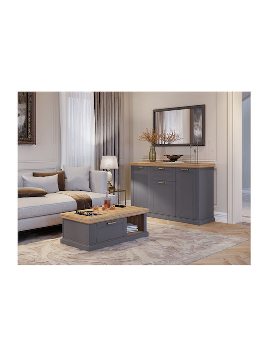 Polihome Kaffeetische Funktionales Design Zentral Tische MDF M110xL61xH40cm