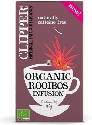 Clipper Κόκκινο Τσάι Βιολογικό Προϊόν Rooibos 20 Φακελάκια 40gr