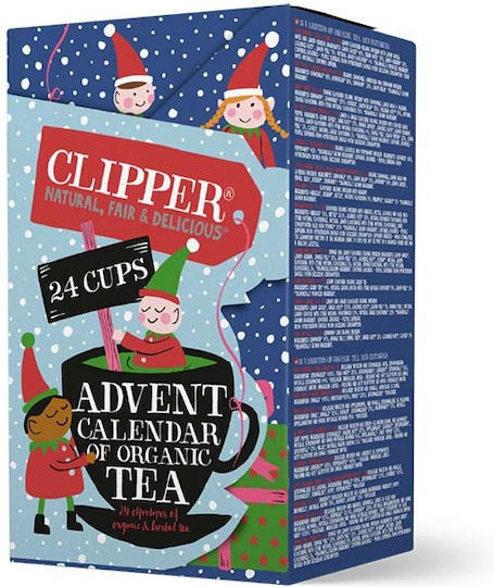 Clipper Τσάι Advent Calendar 24 Φακελάκια 48gr