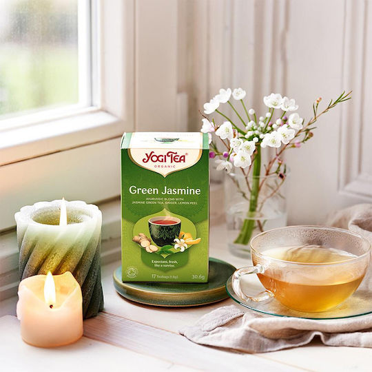 Yogi Tea Verde Ceai Produs organic 17 Pungi 30.6gr 1buc cu Aromă Jasmine