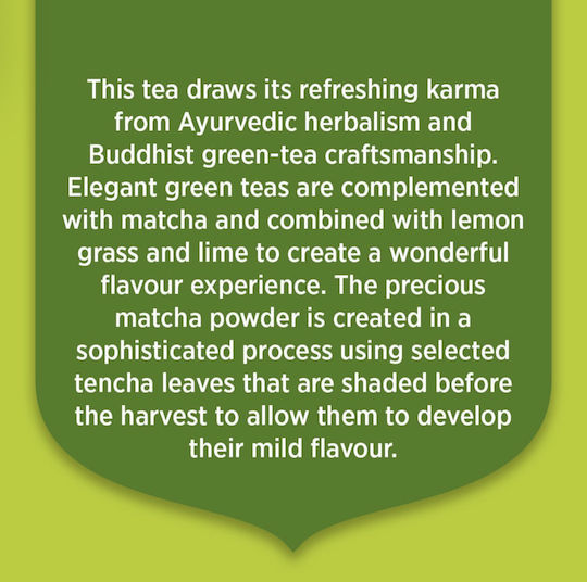 Yogi Tea Matcha Τσάι Βιολογικό Προϊόν 17 Φακελάκια 30gr με Άρωμα Lemon