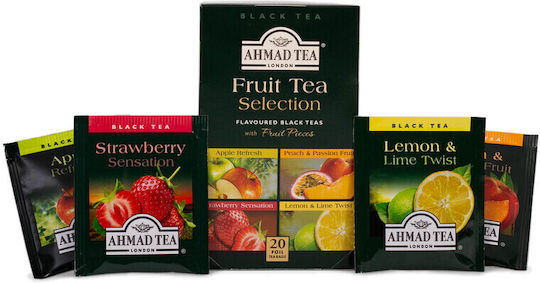 Ahmad Tea Μαύρο Τσάι Fruit Tea Selection 20 Φακελάκια
