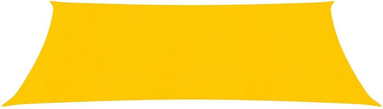 vidaXL Shade Sail Yellow 4x6m