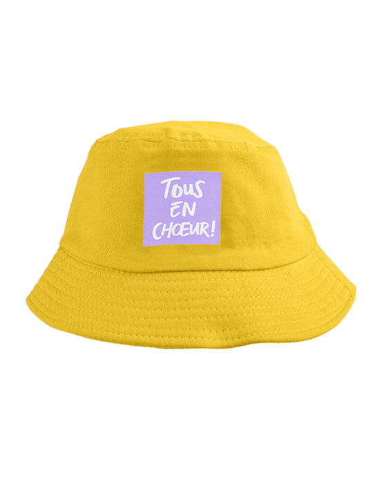 Brims and Trims Kids' Hat Bucket Fabric Yellow