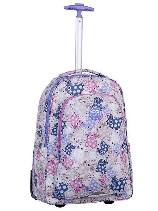 Coolpack Alan Weißer Hase Schüler Rucksack mit Rädern