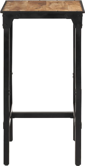 Table Bar from Solid Wood Raw Mango Mango wood masseuse 60x55x107cm