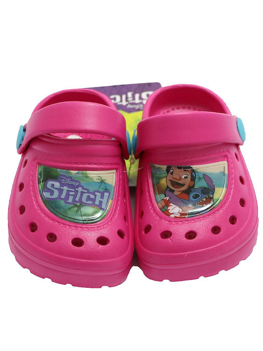 Disney Children's Beach Clogs Fuchsia