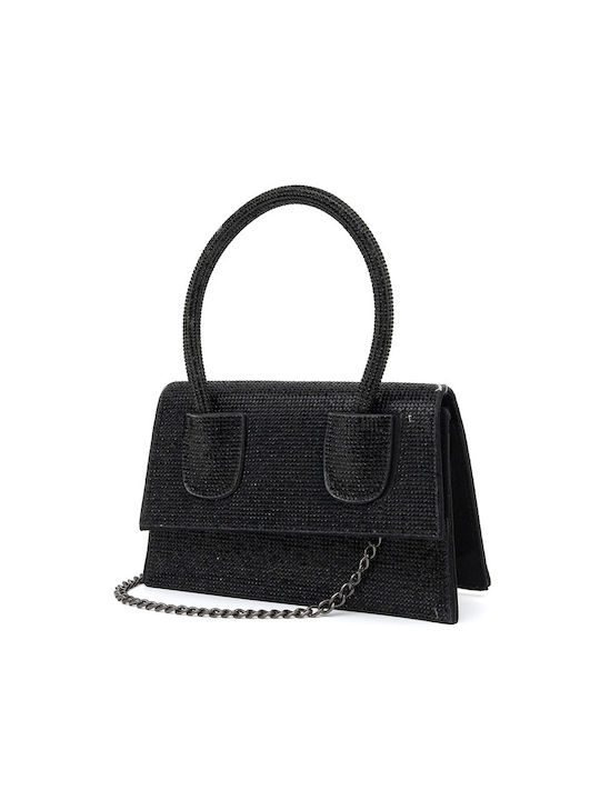 Perlapura Damen Tasche Hand Schwarz