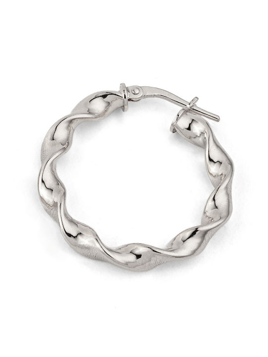 George Art Jewels Earrings Hoops made of Silver