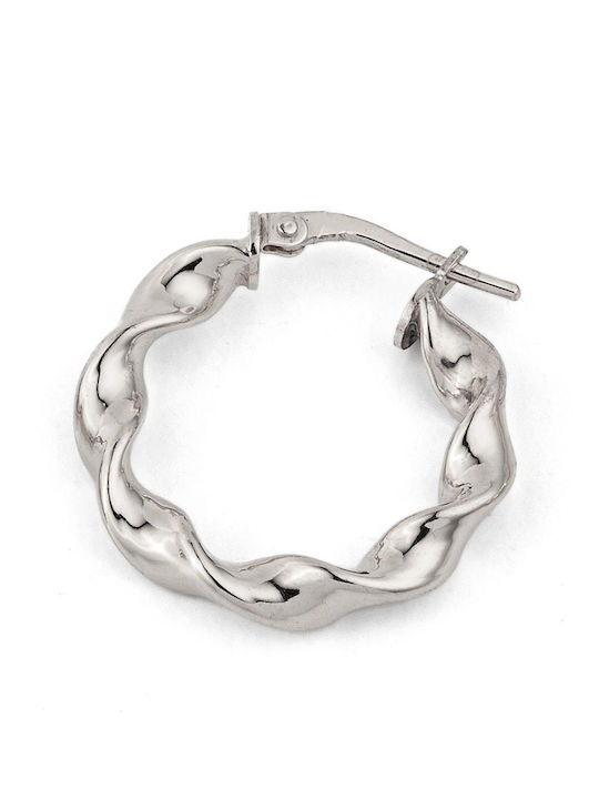 George Art Jewels Earrings Hoops made of Silver