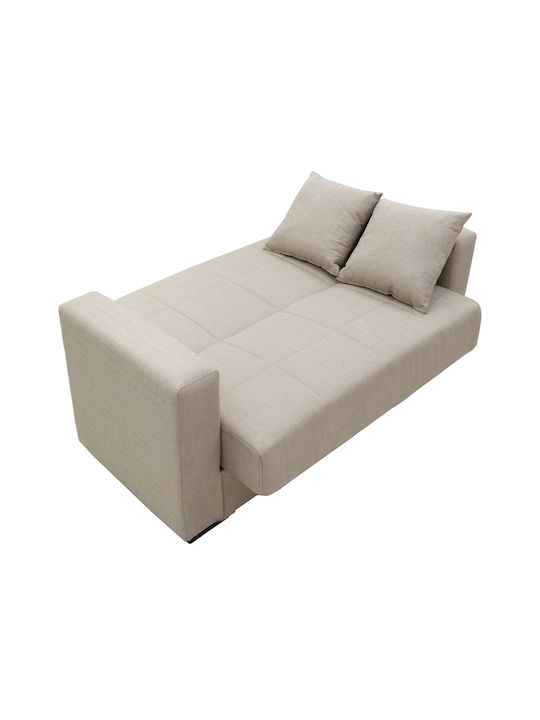 Vox Canapea Cu Două Locuri Pat Cu Spațiu De Depozitare Crem 155x85x83cm