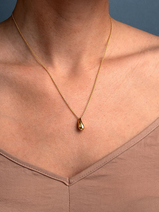 George Art Jewels with design Tear from Gold Plated Silver