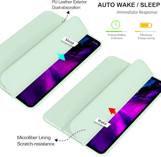 Revomag Husă Flip Cover Verde Menta Verde Pentru iPad Air 13" 2024/2025/2026