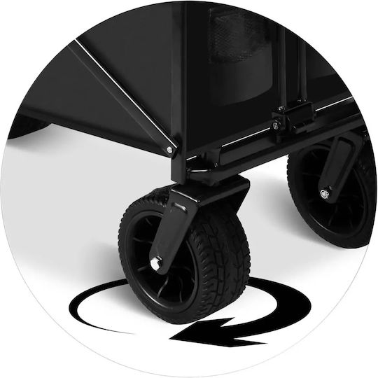 Dump Cart & Foldable Garden Cart Four-wheel 100lt