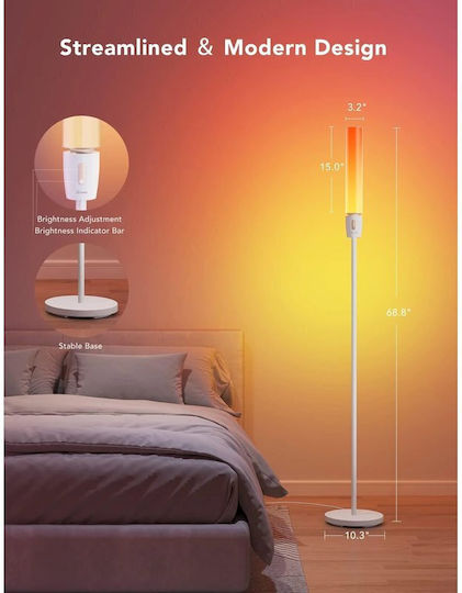 Govee LED Φωτιστικό Δαπέδου 1500lm Λευκό