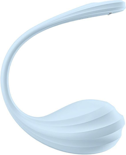 Satisfyer Smooth Petal Vibrator for Couples with Remote Control 23cm Light Blue