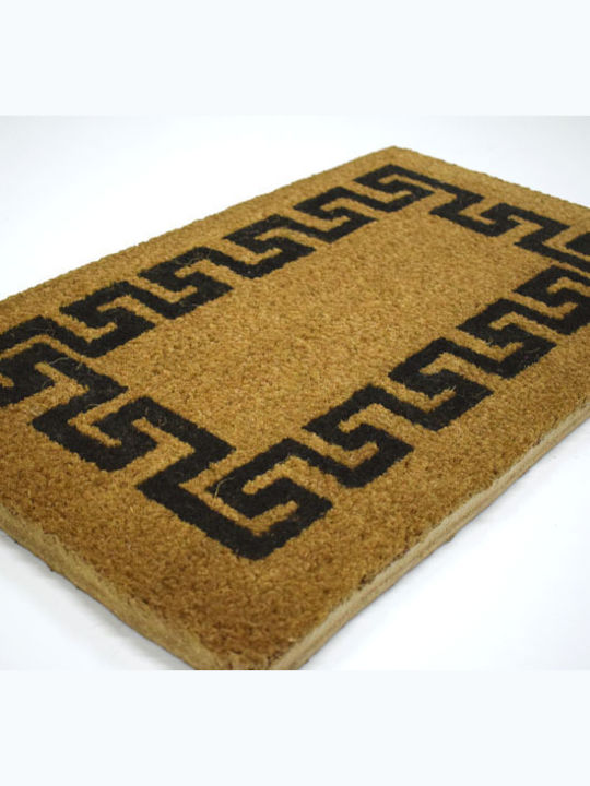 Sidirela Entrance Mat made of Coir Natura Meander 55x90cm