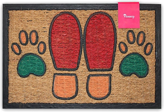 Viosarp Doormat From Coconut Tree Multicolour 40x60cm Multicoloured