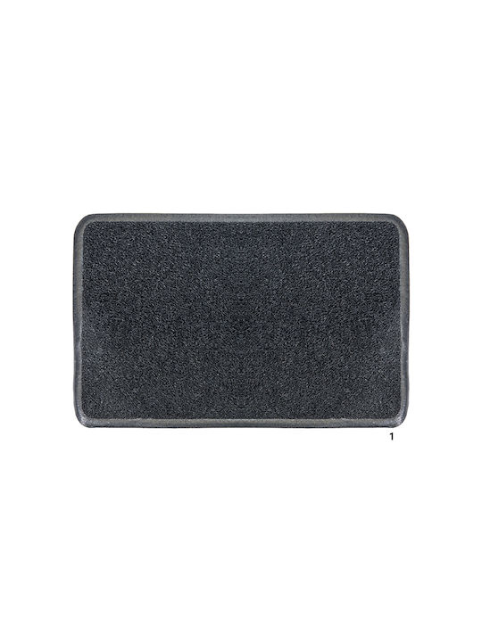 Chios Hellas Entrance Mat Anti-slip Paris Gray 90x120cm