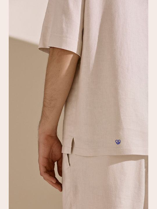 T-shirt Μπεζ