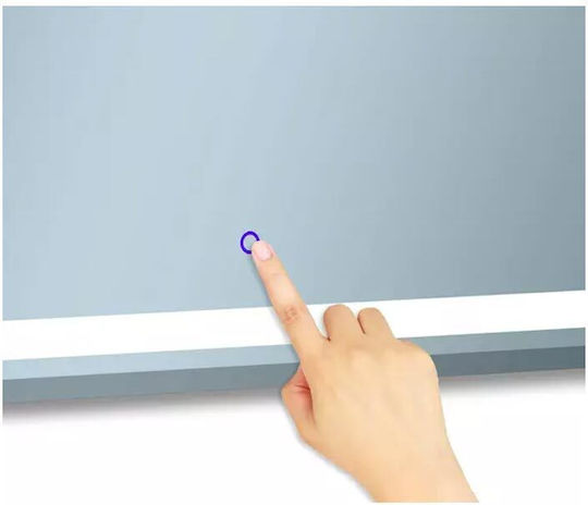 Oglindă de Baie Lumini LED 80x100cm